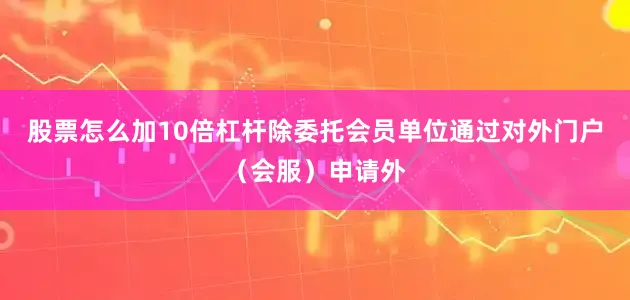 股票怎么加10倍杠杆除委托会员单位通过对外门户（会服）申请外